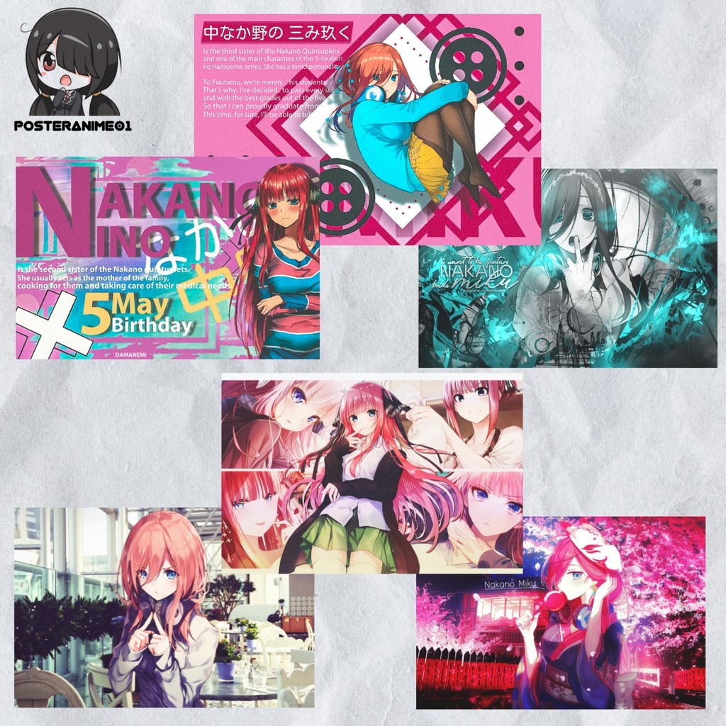 Poster Anime Gotoubun no Hanayome #3 | Poster Gotoubun no Hanayome  | The Quintessential Quintuplets