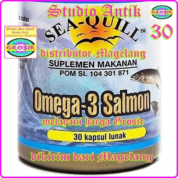 SEA-QUILL OMEGA 3 SALMON 16566 - GROSIR SEA QUILL - SEA QUILL OMEGA 3 - SEAQUILL OMEGA 3 SALMON