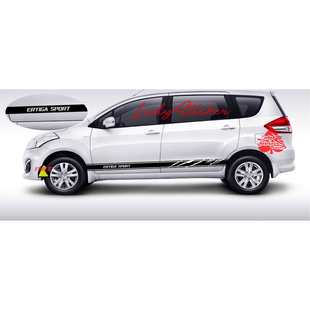 CUTTING STICKER MOBIL ERTIGA STICKER STIKER LIST MOBIL SUZUKI ERTIGA SPORT