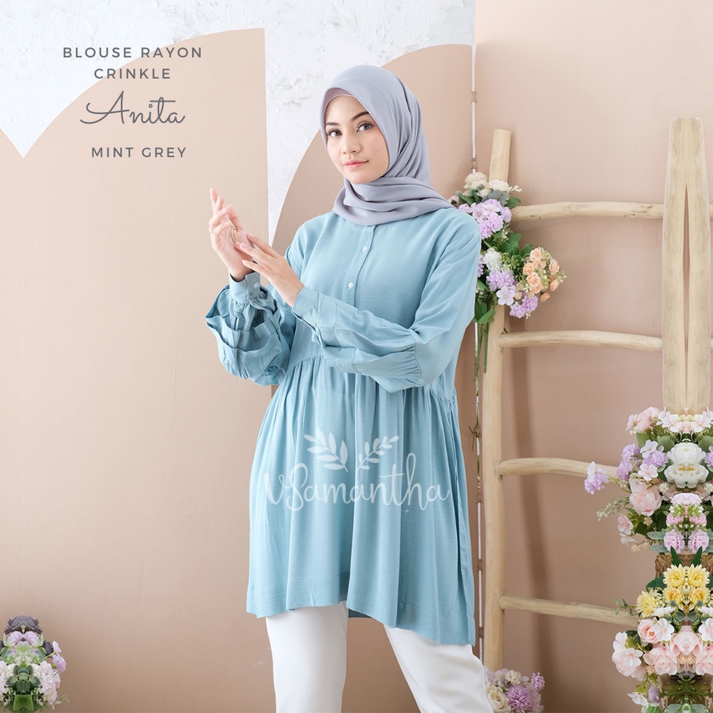 Blouse Rayon Crinkle Premium Anita