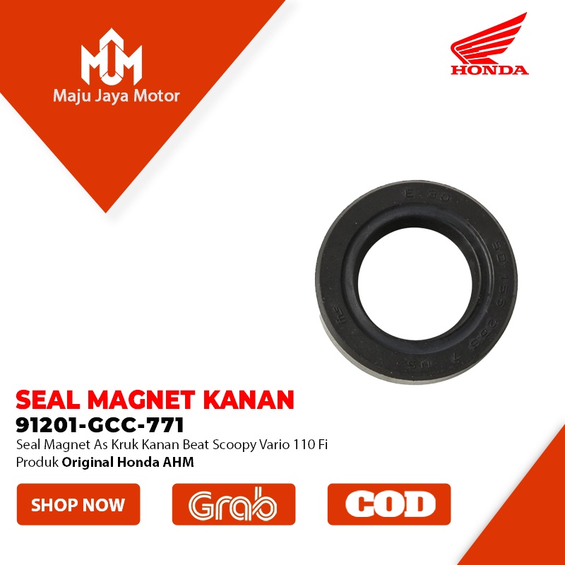 Seal Sil Magnit Magnet As Kruk Krug Kanan Beat Scoopy Spacy Vario 110 Fi  16 X 26 X 7 Original AHM