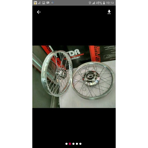 BRILIANT Velg TDR 140-160x17 Vixion old-vixion new-CB150R-megapro-jupiter Mx-vega dll bonus rakit