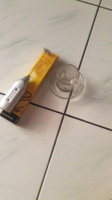 Gelas Espresso Set Dengan Piring Tatakan 80ml