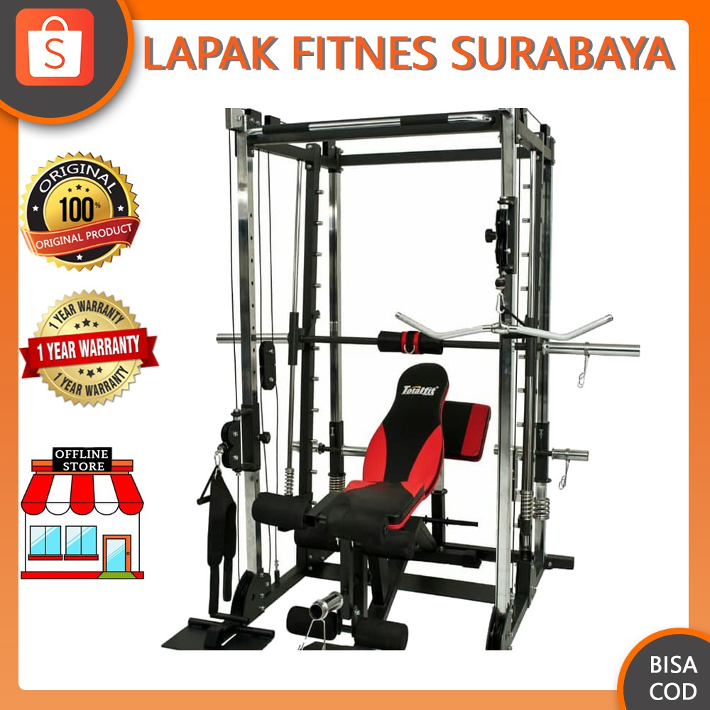 Alat Olahraga Fitness Power Rack Bench Press Total Murah Shopee Indonesia