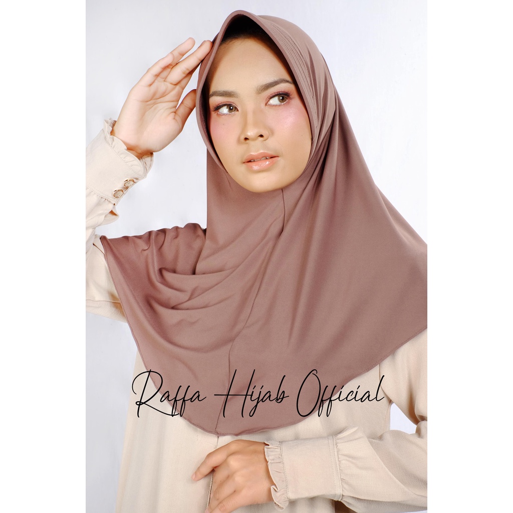 Bergo Hamidah / Kerudung Bergo Hamidah / Jilbab Instan / Hijab sport Jersey-8