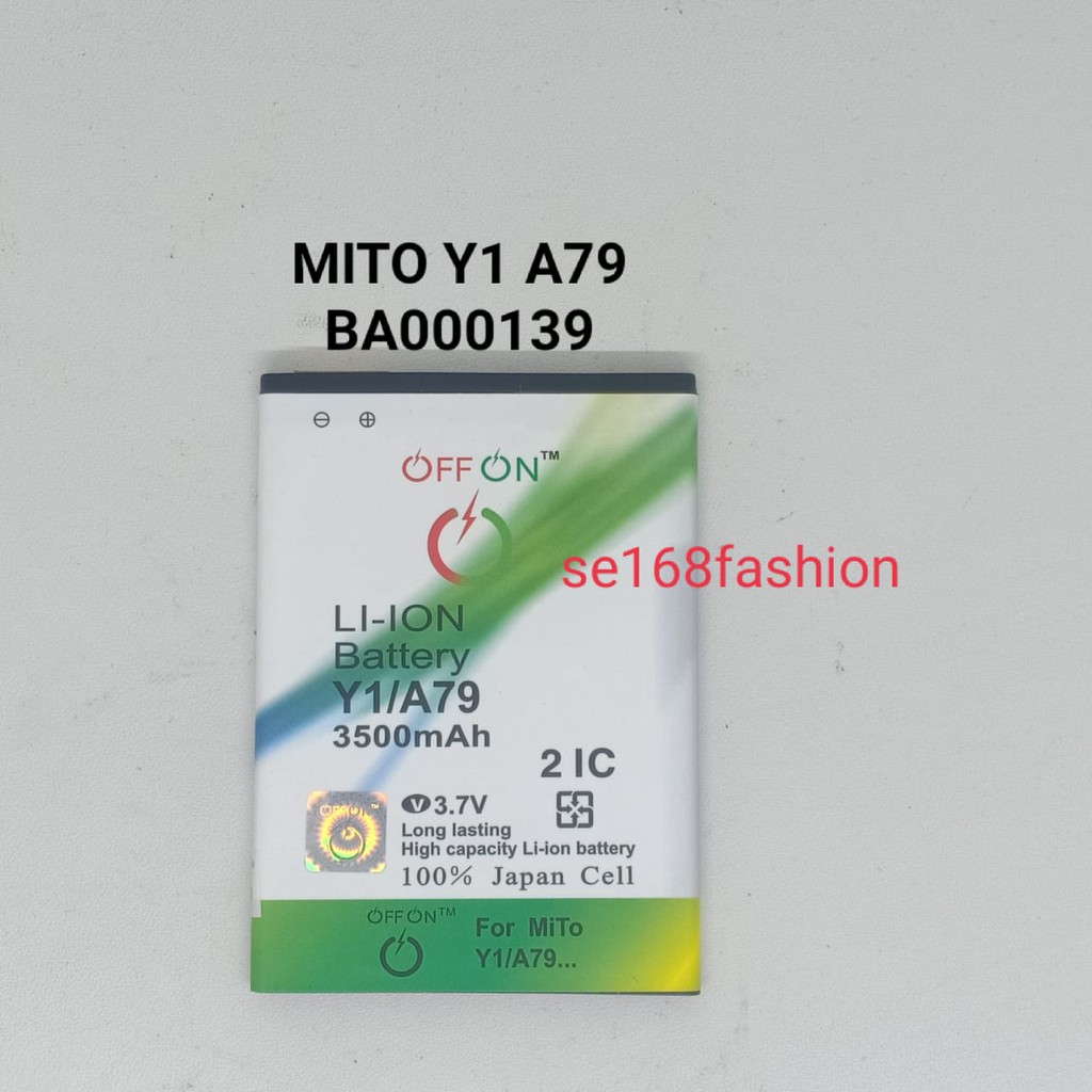 Baterai MITO Y1 A79 BA000139 DoublePower Batre Batere Battery