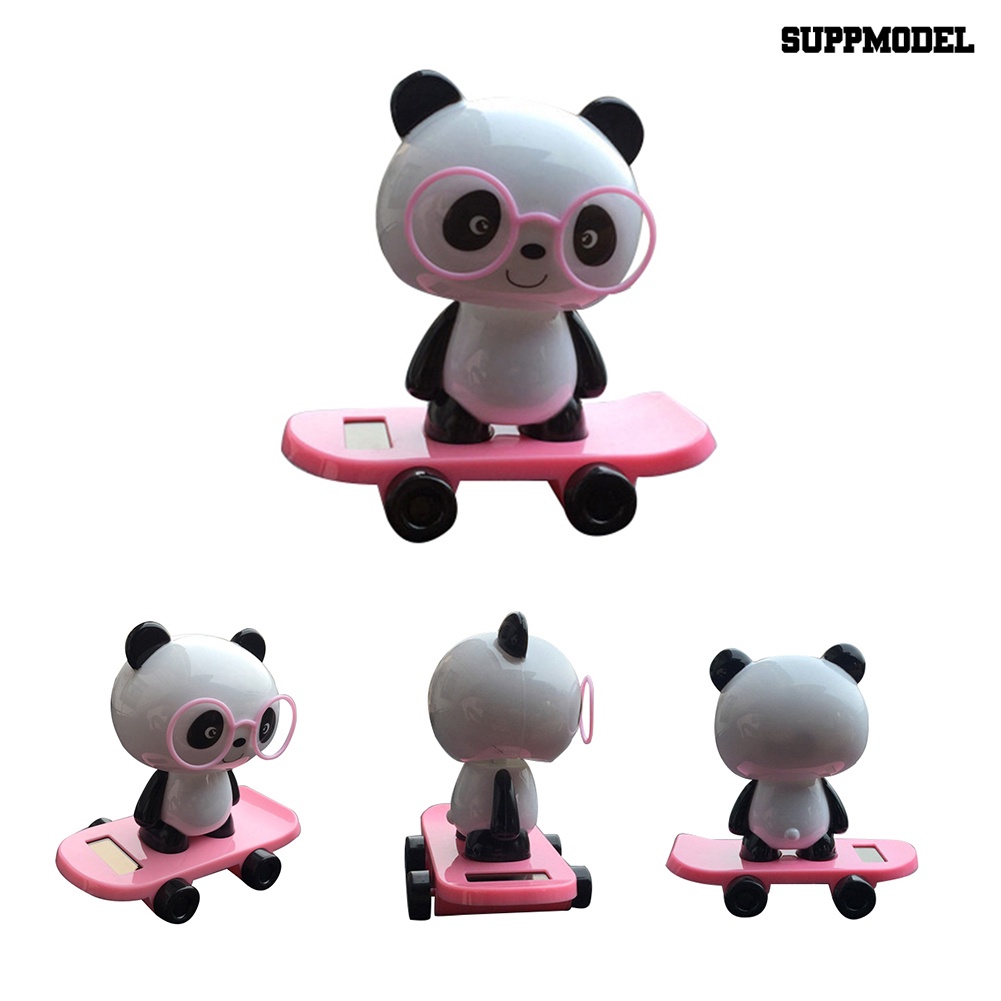 Mainan Boneka Panda Menari Tenaga Surya Untuk Dekorasi Dashboard Mobil