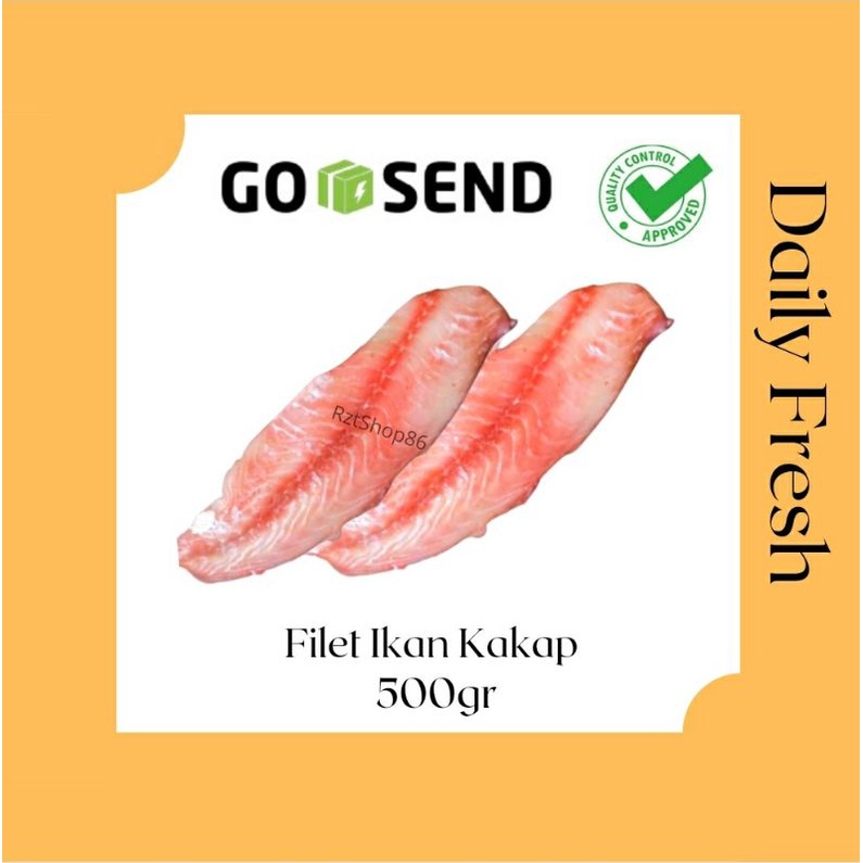 

Filet Ikan Kakap - Ikan Kakap Filet 500gr - Segar - Fresh