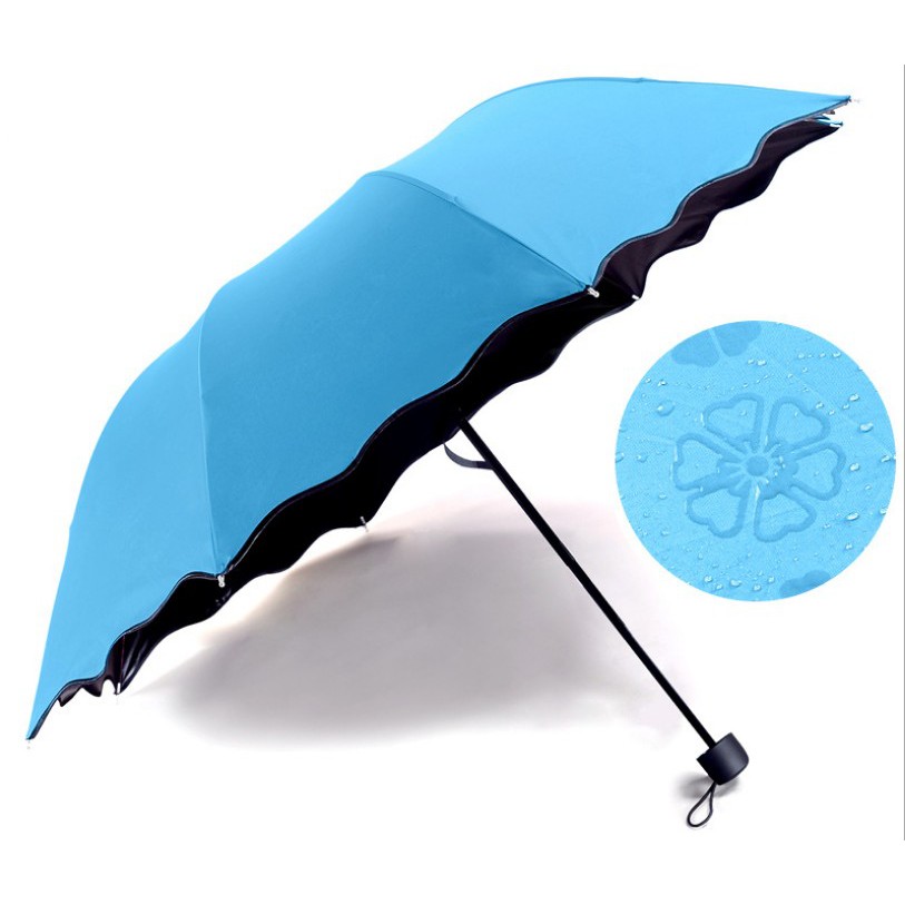 PAYUNG LIPAT AJAIB KELUAR MOTIF BILA KENA AIR 3D MAGIC UMBRELLA HUJAN