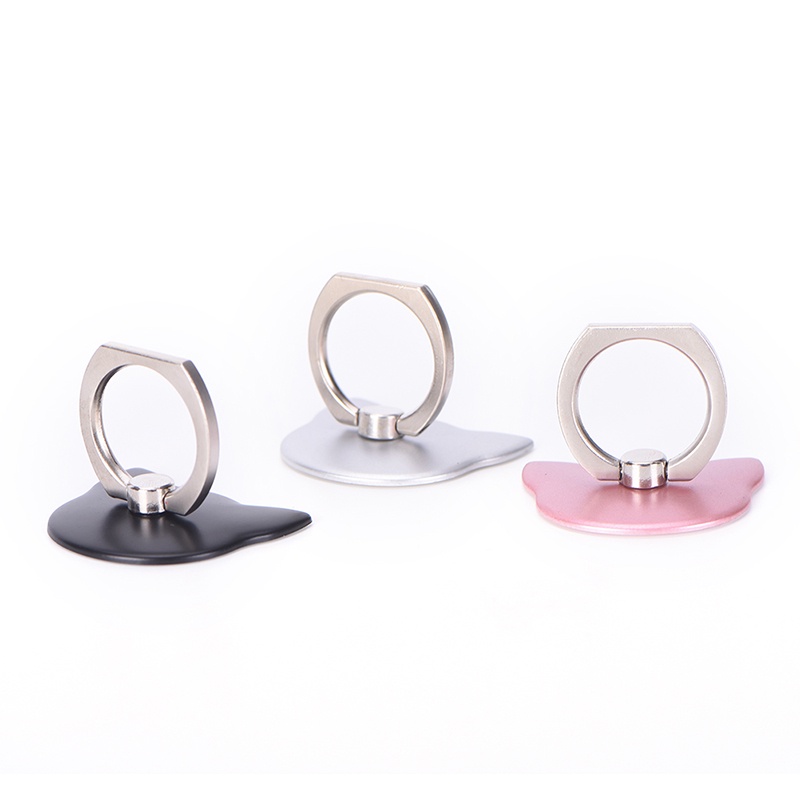 (LUCKID) Ring Stand Holder Bentuk Kucing Rotasi 360 Derajat Untuk Smartphone