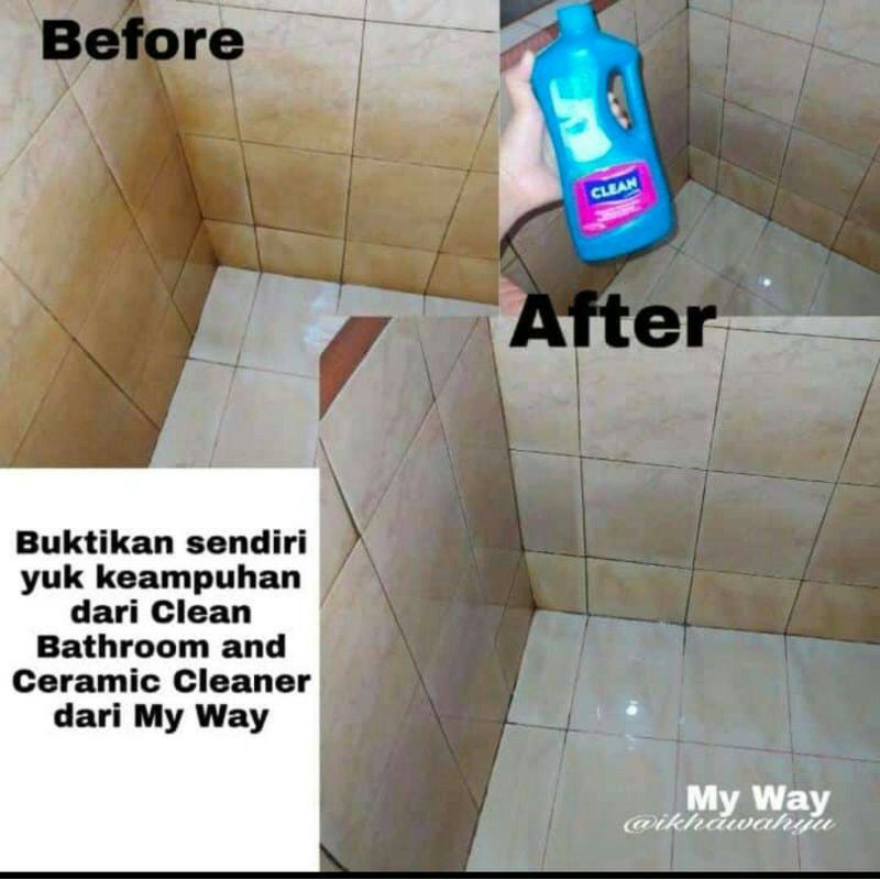 clean bathroom my way