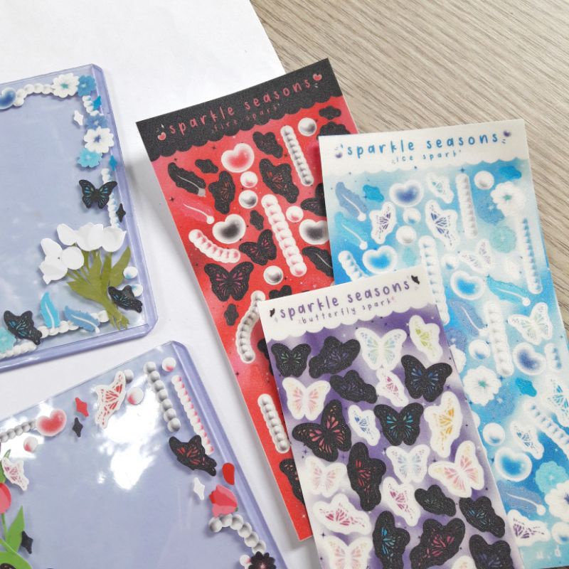 

sparkle seasons sticker sheet by peacx.studio