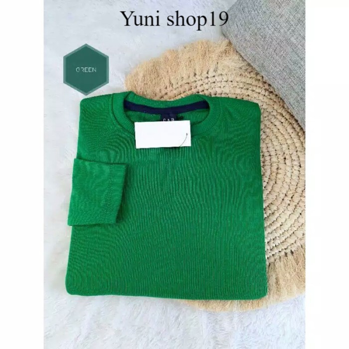 

Kaos GAP RIB lengan panjang murah / kaos murah knit - RANDOM all size - Hijau