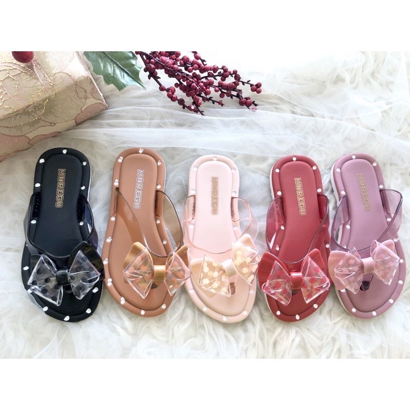 [SIZE 30-35] SANDAL JEPIT JELLY ANAK PEREMPUAN CANTIK MOREGO