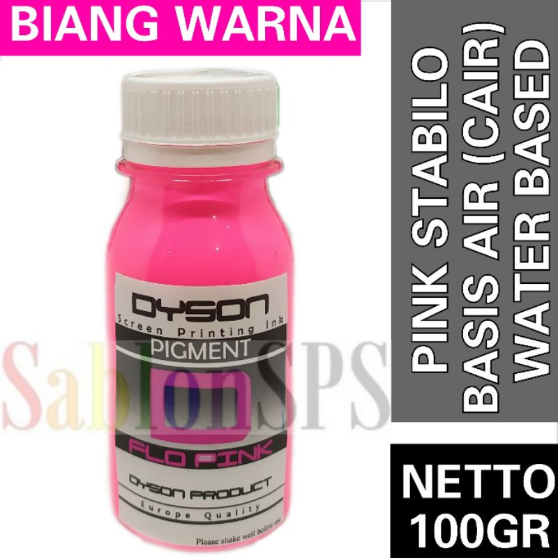 Biang Warna Sablon Pink Stabilo Pigmen Sablon Flo Pink