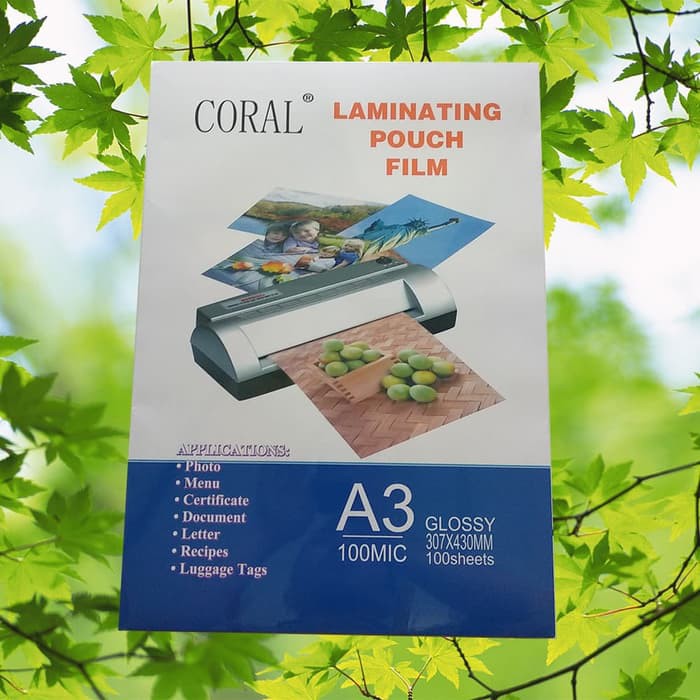 

promo kualitas Plastik Laminating A3 CORAL murah keren terbatas