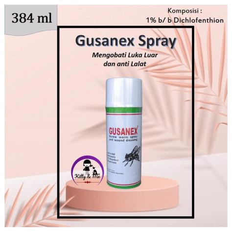 Gusanex Spray Obat Semprot Perawatan Luka Hewan Ternak Sapi Kambing