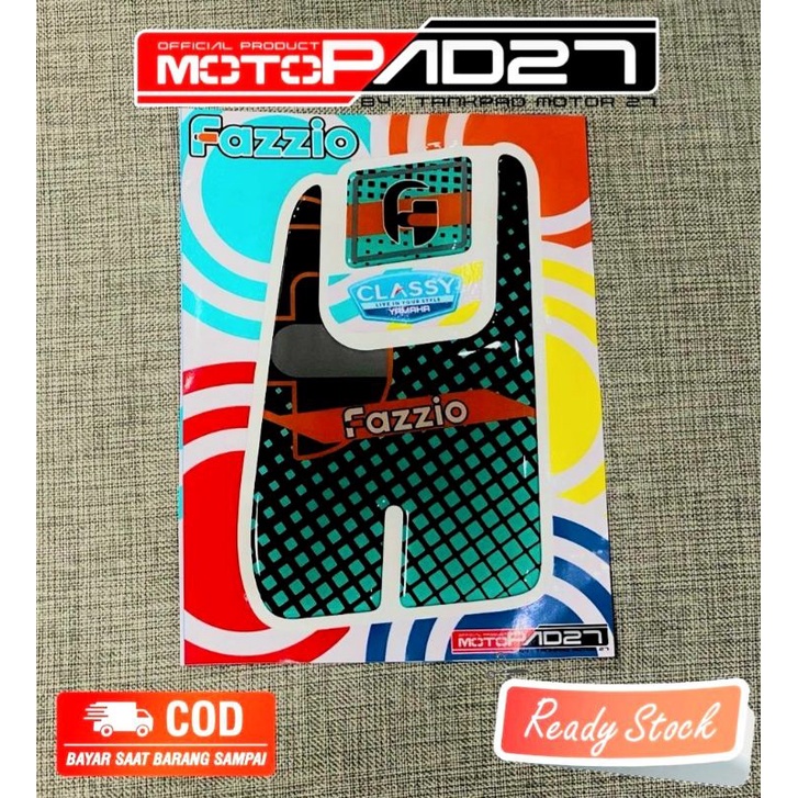 Motopad27 Stiker Laci Yamaha FAZZIO bahan resin Premium