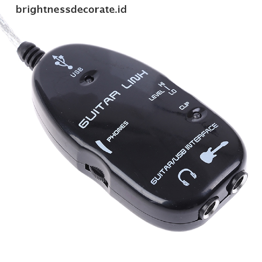 [birth] Guitar Cable Audio USB Link Interface Adapter For MAC/PC  Guitarra Players Gift [ID]