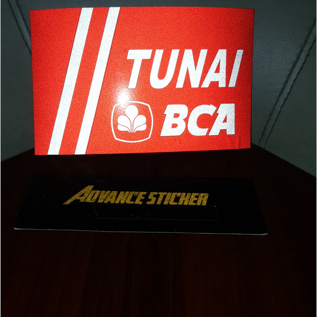Jual sticker logo tunai bca Indonesia|Shopee Indonesia