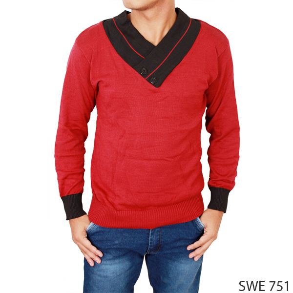 Sweater Rajut Pria Korea - Banyak Pilihan Warna SWE (COMB)