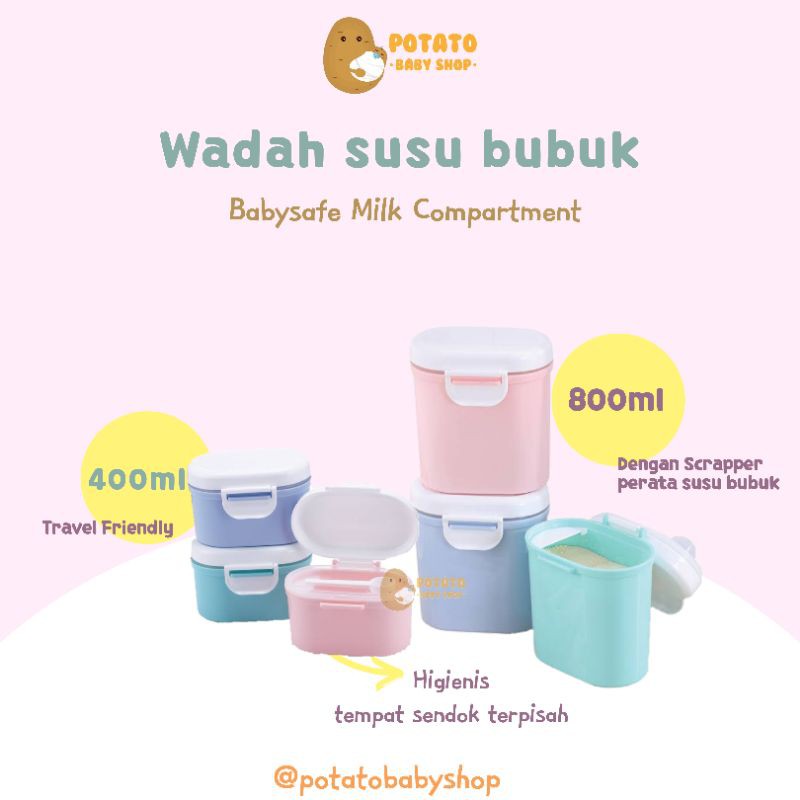 Babysafe Milk Container - Wadah susu Baby Safe