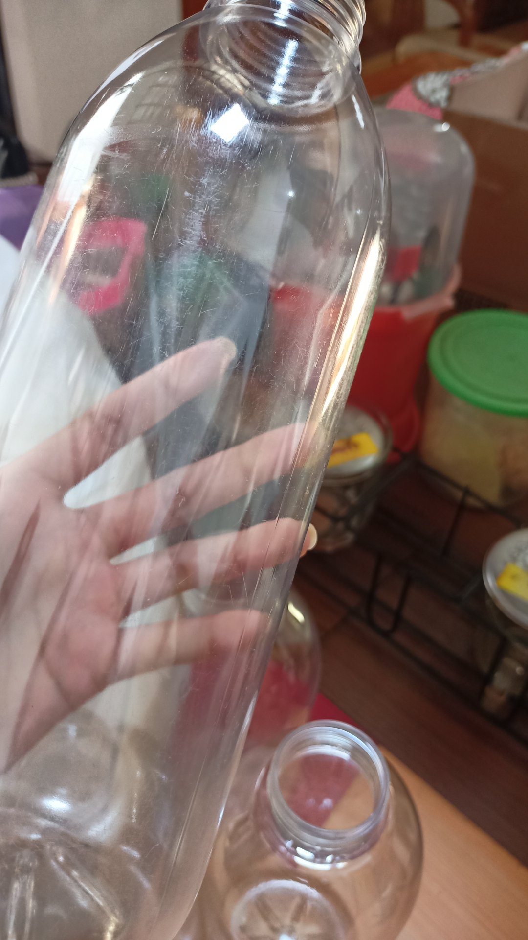 Botol Kale 1 Liter 45 Gr / Botol Plastik / Botol Kopi / Botol Minuman Isi 10 Pcs