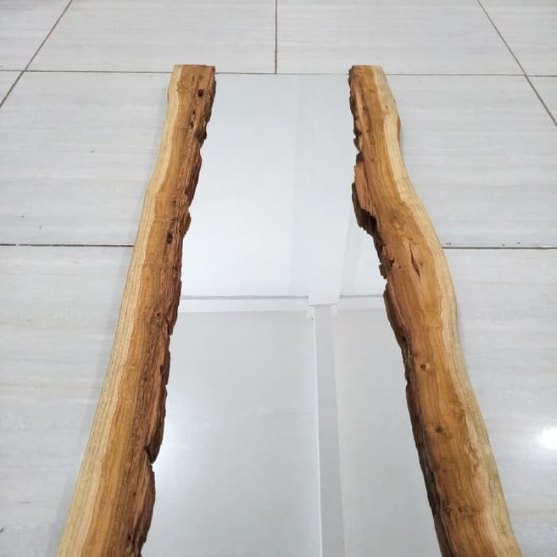 cermin kayu jati cermin antik kayu jati pigura kayu jati custom ukuran