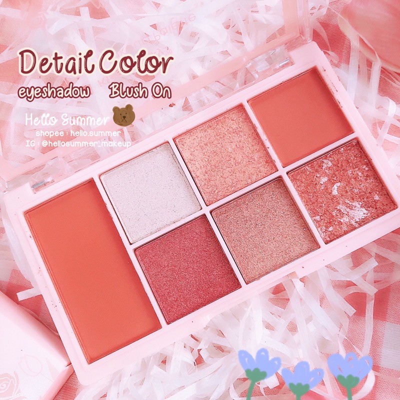 [ORI THAILAND] Kiss Beauty Luna Flower Makeup Palette Eyeshadow