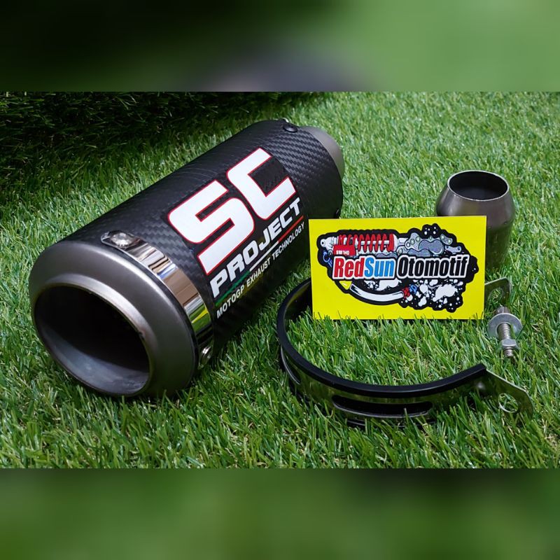 Knalpot IMPORT TAIWAN SC project Karbon Carbon CBR cb Nmax Aerox Satria sonic Nmax Aerox R15 R25