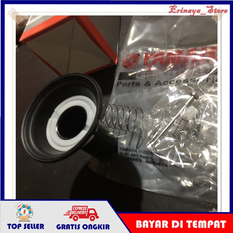 Karet Vakum Vacum Assy Motor Yamaha Xeon Nouvo Lele Karburator Karbu Lama Old 44D ORI ORIGINAL YGP Spare Part-4