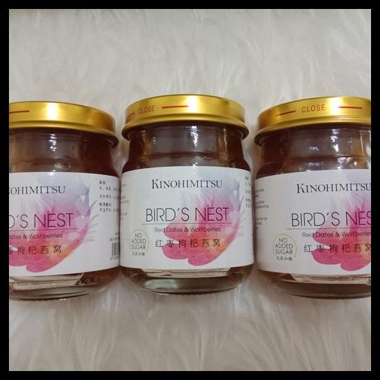 

DISKON TERBATAS !!! KINOHIMITSU BIRD NEST WITH RED DATES &WOLFBERRIES TERLARIS