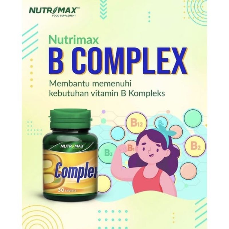 Jual NUTRIMAX B COMPLEX Vitamin Saraf Relaksan Otot | Shopee Indonesia