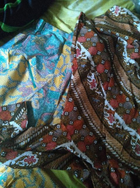 Atasan Blouse Tricot Jumbo Batik Mosa Wanita Lengan Panjang Batik Pekalongan Xxxl & Xxxxl