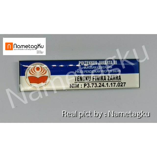 

Nametag Poltekkes magnet