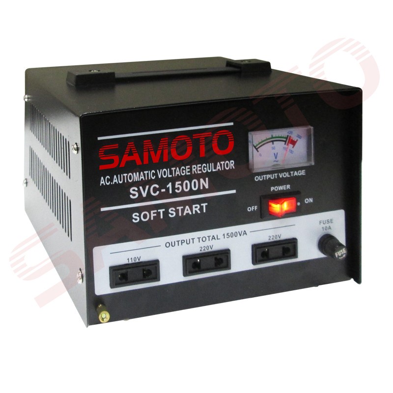 Stavol SAMOTO 1500N / 1500VA Stabilizer Listrik Servo Motor AVR GARANSI 1 TAHUN