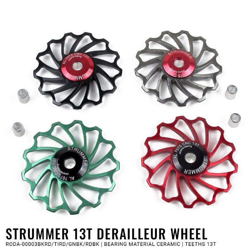 PULLEY RD STRUMMER 13T CERAMIC