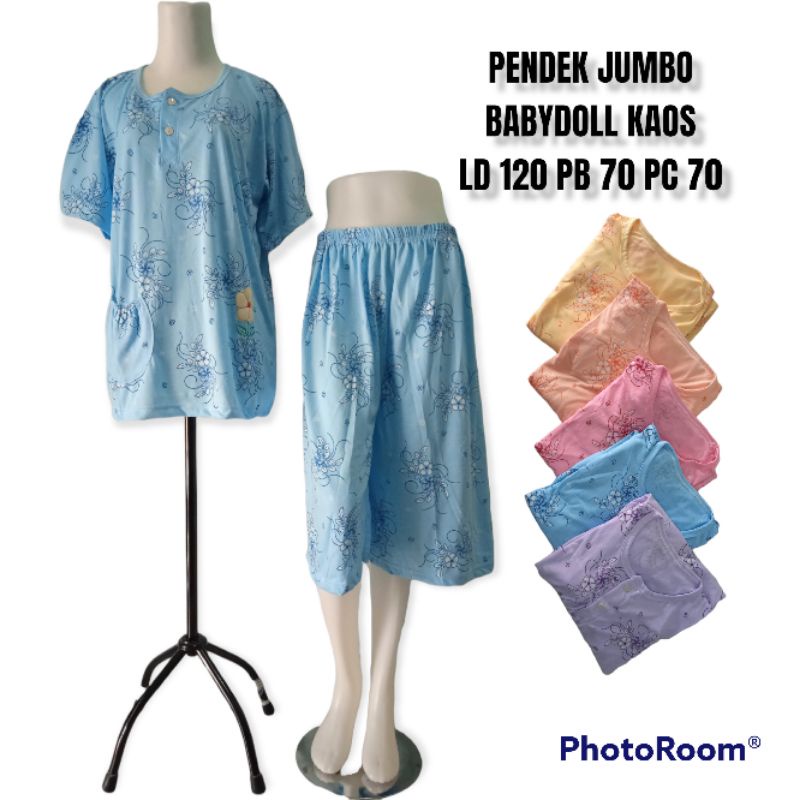 BABYDOLL PENDEK JUMBO /BAJU TIDUR KAOS JUMBO