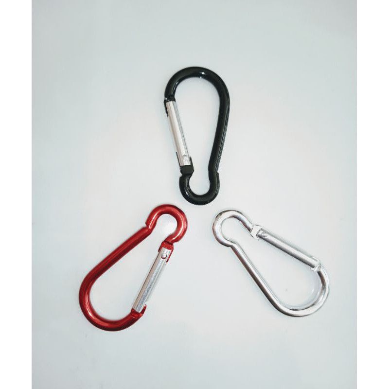 Carabiner Gantungan Kunci Alloy 5Cm No Hiking