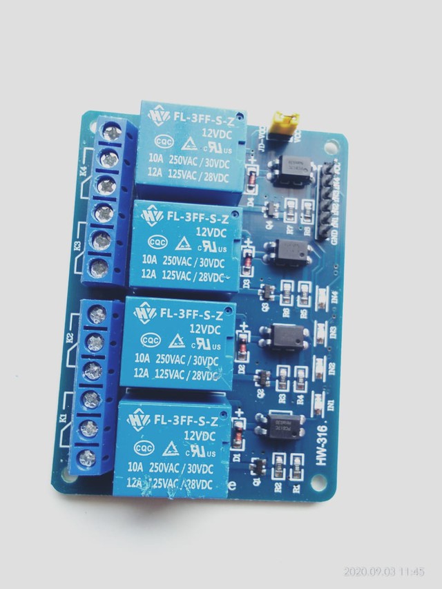 [REL-9013] RELAY 4 CHANNEL MODULE 12V CONTROL BOARD WITH OPTOCOUPLER