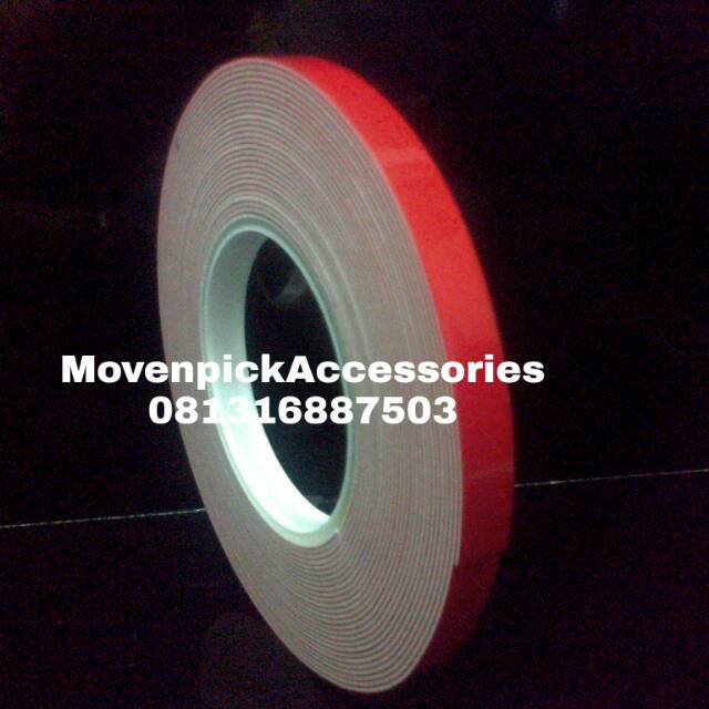 

Lem BB/Double Tape Acrylic Lebar 1,2CM Panjang 10M Original Made In Korea