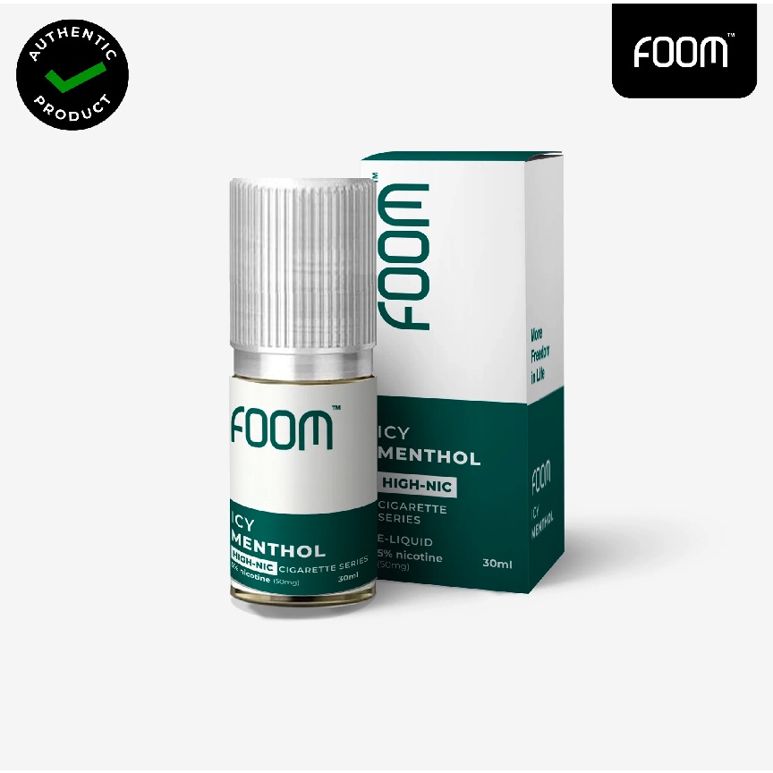 LIQUIDS 30MILI FOOM ICE BLAST ICY MENTHOL 50EMGE HIGHNIC