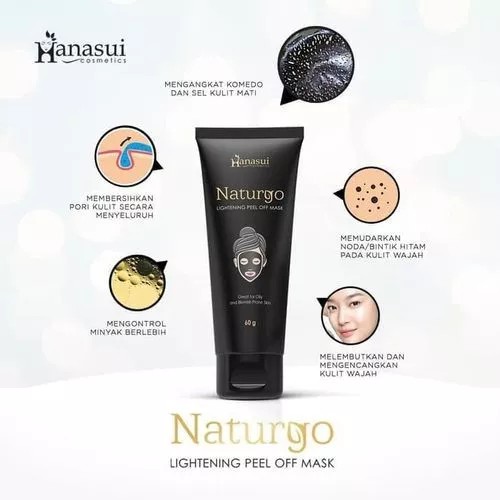 [Tube] Hanasui Naturgo Lightening Peel Of Mask 60gr