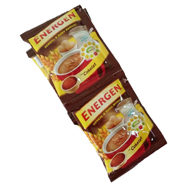 

ENERGEN COKELAT MINUMAN SEREAL COKELAT RENCENG 10X34gr