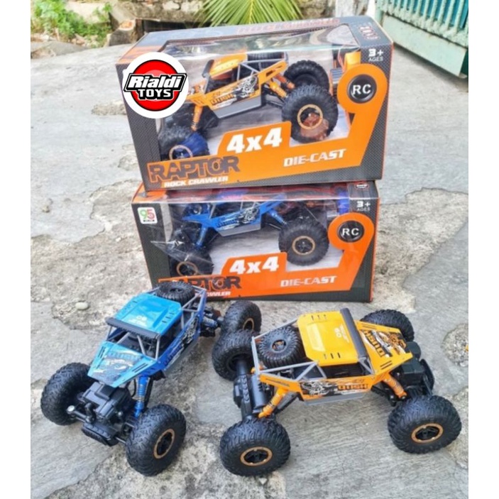 RC REMOTE CONTROL MOBIL ROCK CRAWLER RAPTOR DIECAST