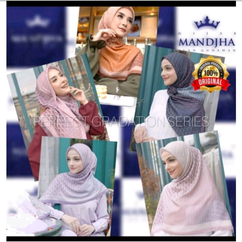 Mandjha Khusus Box Ivan Gunawan Scarf Perfect Gradation Pink,Dll Ready Banyak Motif Lainnya Silahkan