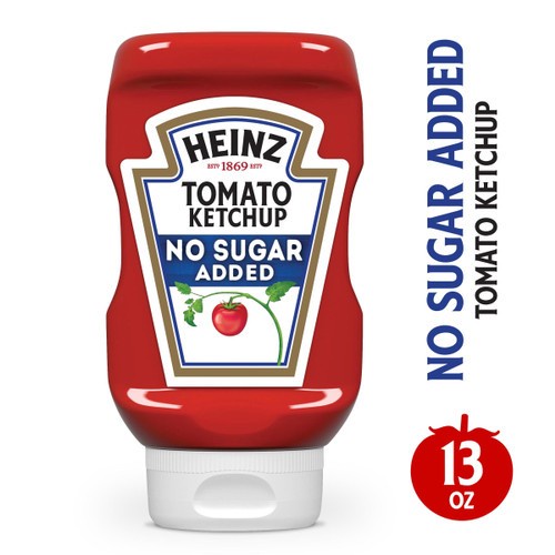 

HEINZ TOMATO KETCHUP NO SUGAR ADDED 369 GR