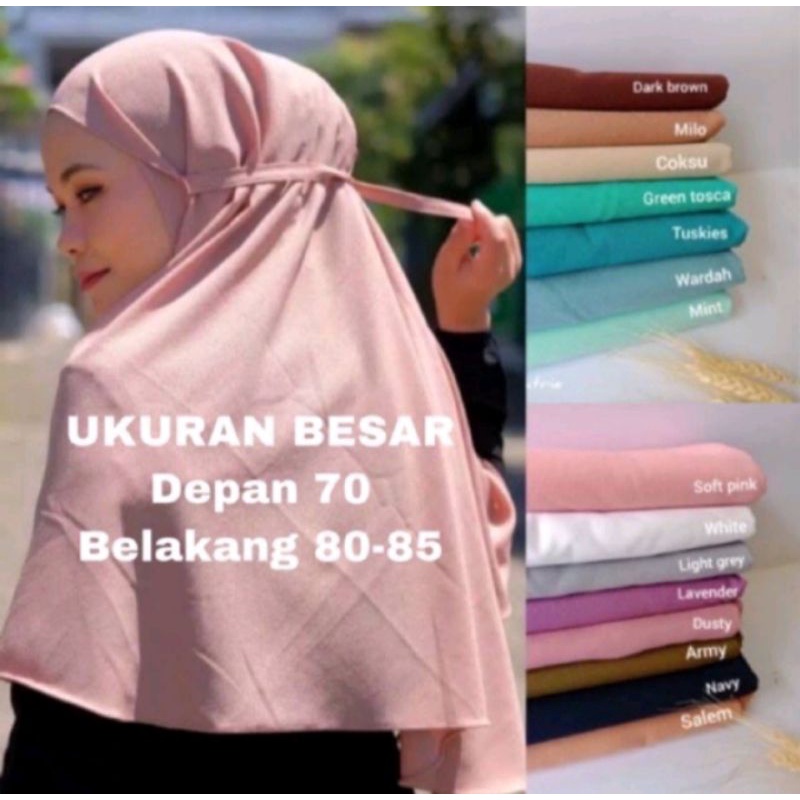 jilbab bergo diamond