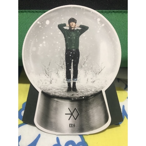 KRIS WU EXO CHRISTMAS GLOBE OFFICIAL CARD KOREA WU YIFAN