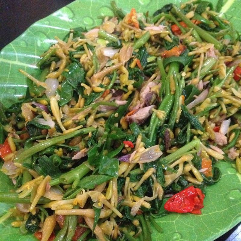 

tumis kangkung kembang pepaya